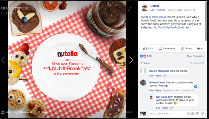Nutella-Ask a question