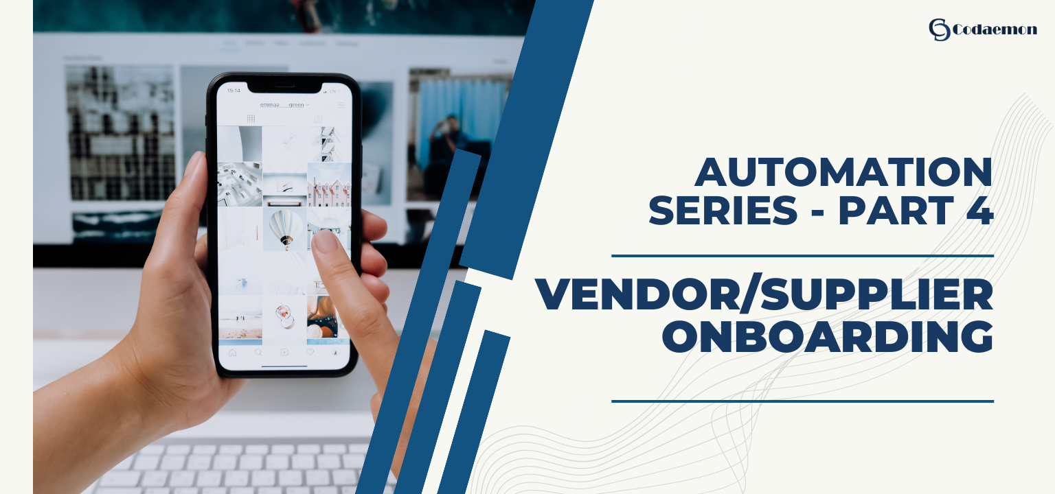How to automate vendor/supplier onboarding